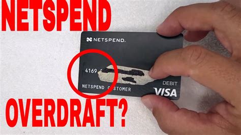 Your account must have sufficient funds to remain active. . How much can i overdraft on my netspend card